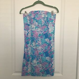 Lily Pulitzer strapless dress